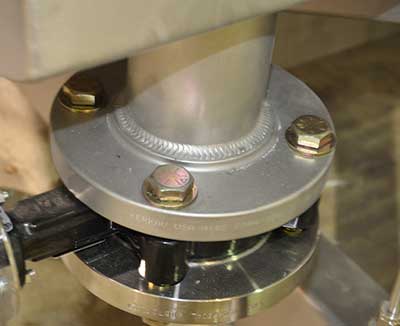 DAF System welding closeup