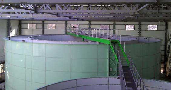 IBR municipal wastewater treatment system