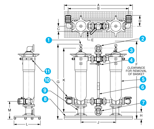 polyline duplex parts diagram