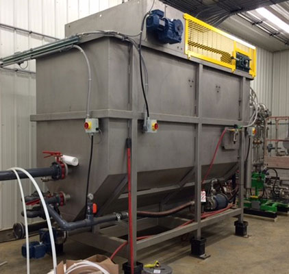 Dissolved Air Flotation System for Beef Slaughterhouse wastewater treatment